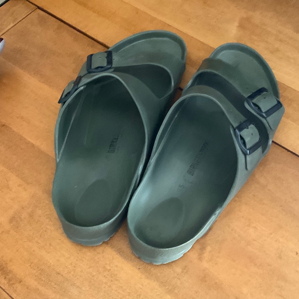 Birkenstock Olive Double-Strap Sandals - Picture 3 of 3